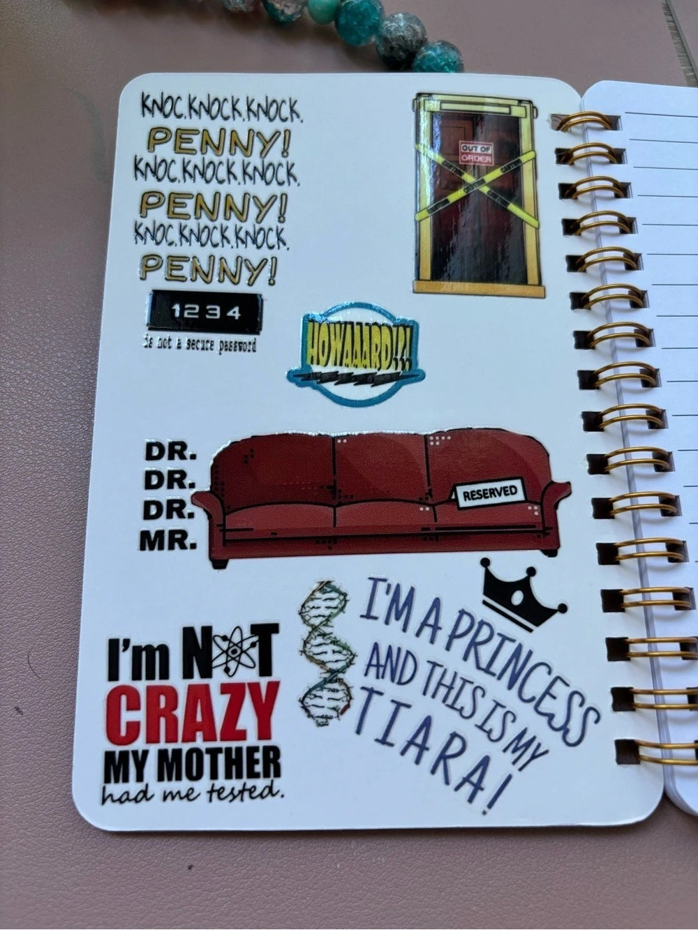 Science comedy tv show fandom vibes handcrafted bundle 🧡🔭🔬 - Picture 5 of 6